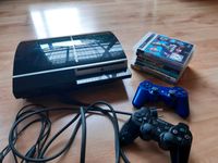 Playstation 3 inkl. Controller und 6 Spielen Sachsen - Markkleeberg Vorschau