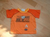 T-Shirt Topolino in orange mit Aufdruck, Gr. 80 Nordrhein-Westfalen - Werl Vorschau