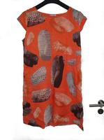 Damen Leinen Kleid Größe 42/44, orange Baden-Württemberg - Heilbronn Vorschau