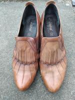 braune Leder Damenschuhe in Gr. 42 Kreis Pinneberg - Pinneberg Vorschau
