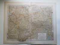 Südbayern Tirol Salzburg Landkarte Andrees Handatlas von 1899 Baden-Württemberg - Leonberg Vorschau