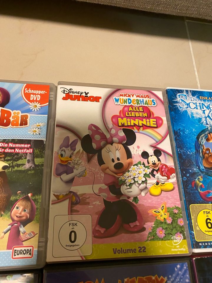 CD und DVD Sammlung Zeichentrickfilme 17 Stück Disney in Rednitzhembach