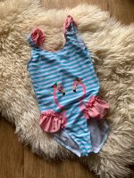 Bikini 128 Flamingo blau weiß gestreift Bayern - Steinhöring Vorschau