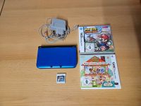 Nintendo 3DS XL in Metallic Blau mit Spielen, Super Mario, 3 DS Bayern - Burgheim Vorschau