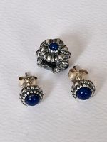 Pandora Silber Charm Ohrstecker Lapislazuli September Blume  Blau Rheinland-Pfalz - Worms Vorschau