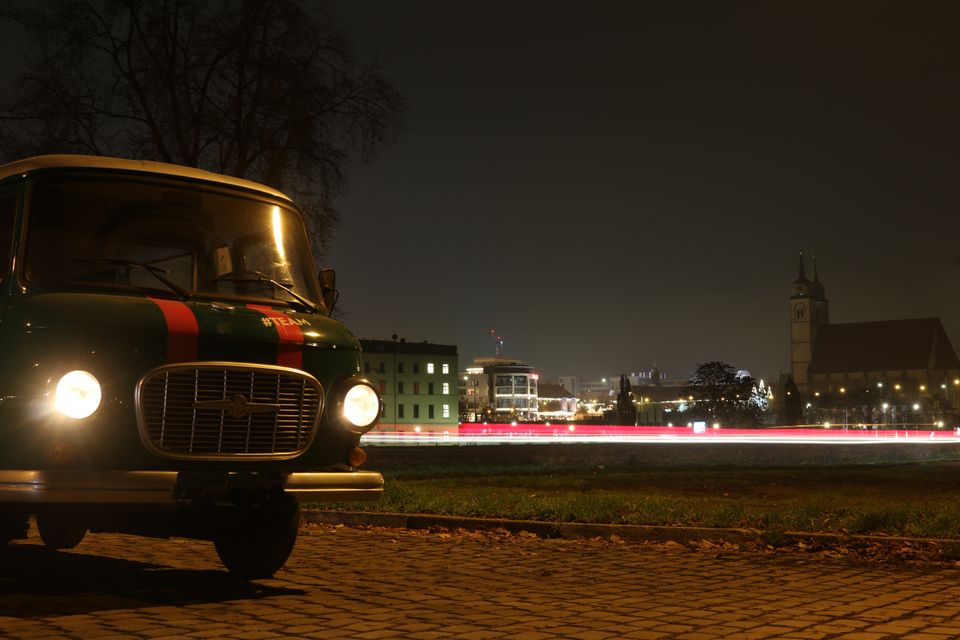 Barkas B1000 KM KLF IFA DDR VEB Ostbulli Bj. 1970 2-Takt HU 8/25 in Magdeburg