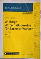 Wichtige Wirtschaftsgesetze für Bachelor/ Master Berens Engel Baden-Württemberg - Mannheim Vorschau