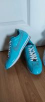 Vintage Nike Cortez Lackleder Sneaker Babyblau 38 Sample 2000 Brandenburg - Blankenfelde-Mahlow Vorschau