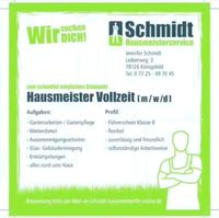 Hausmeister/- in in Vollzeit Baden-Württemberg - Königsfeld Vorschau