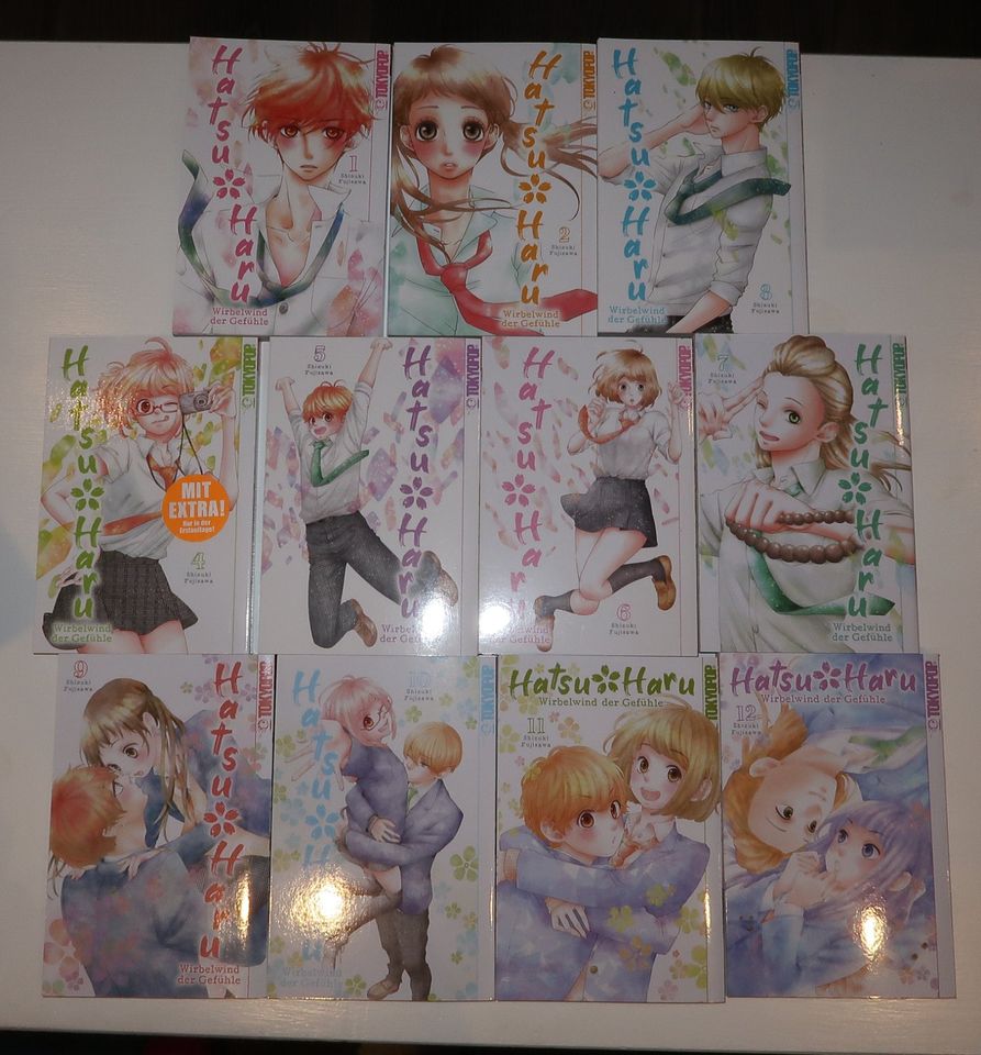 Manga Hatsu Haru 1-7, 9-12 von Shizuki Fujisawa in Mönchberg