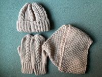 Gestrickte Mütze, Schal und Fäustlinge handgemachte neu Hamburg-Nord - Hamburg Barmbek Vorschau