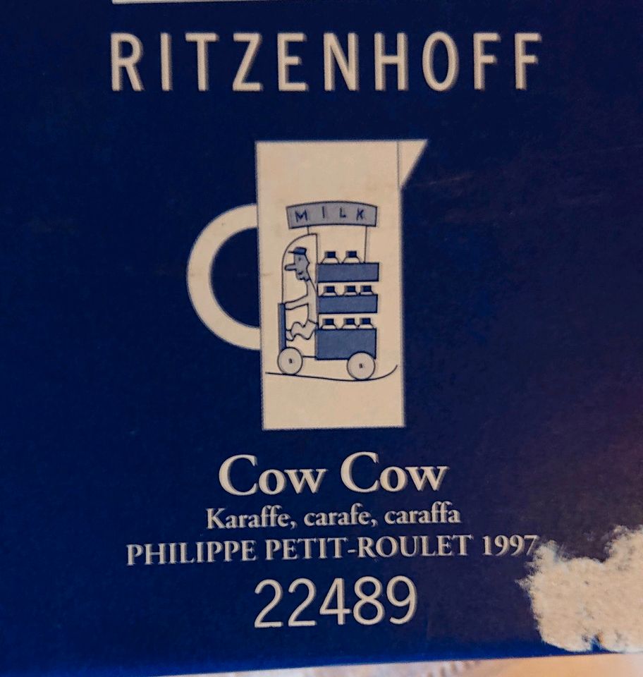 RITZENHOFF  MILCHKARAFFE COW COW in Gingen an der Fils