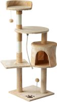 PawHut KATZENKRATZBAUM SPIELBAUM LEGENDE 4 STUFEN beige Niedersachsen - Großenkneten Vorschau