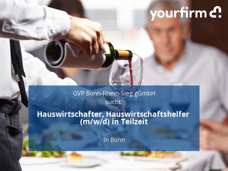 Hauswirtschafter, Hauswirtschaftshelfer (m/w/d) in Teilzeit | Bon in Bonn