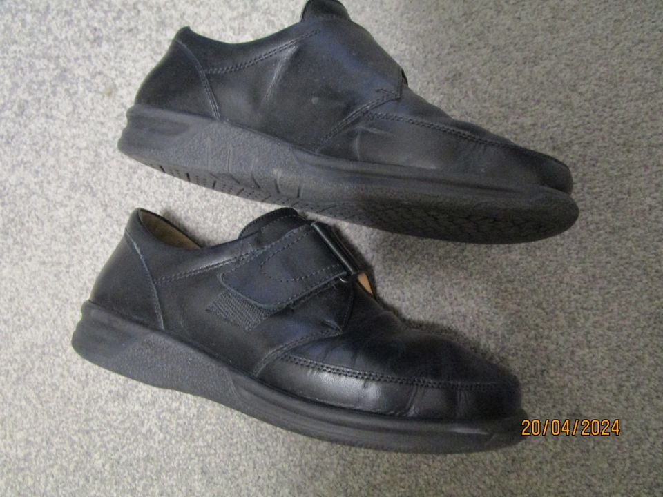 Ganter sensitiv Kurt Gr 8,5 Weite K schwarz Klett-Halbschuhe 42,5 in Waiblingen