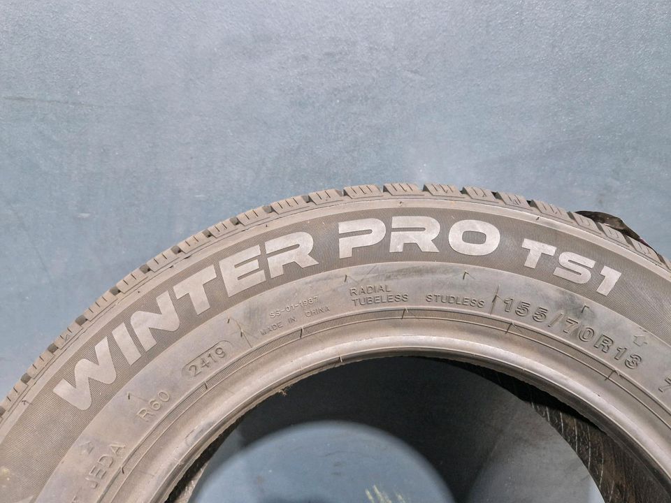 2x 155 70 R13 75T Winterreifen Tourador Winter Pro TS1 in Ludwigshafen
