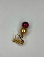 Vintage Perlenohrclip Ohrring Gold Perle Rote Perle Ohrring Clips Nordrhein-Westfalen - Sankt Augustin Vorschau