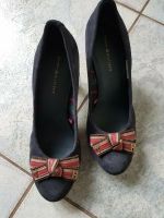 Tommy Hilfiger Pumps Wildleder dunkelblau Gr. 39 Schleife Saarland - Saarwellingen Vorschau