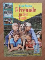 FÜNF FREUNDE IN DER TINTE - Kinoplakat -  A1 - Gefaltet - 1975 Hessen - Bensheim Vorschau