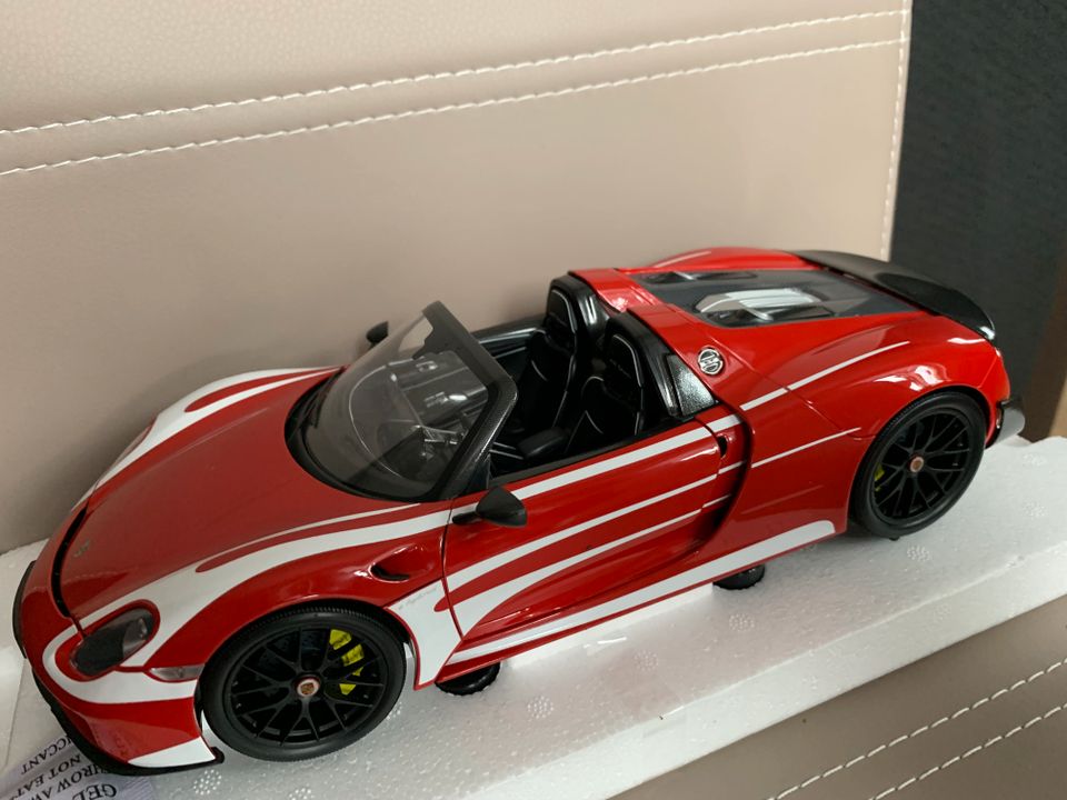 Modellauto 1:18 Minichamps Porsche 918 Spyder OVP in Bad Säckingen