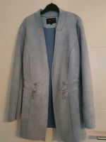 Mantel blazer cardigan fake Wildleder m Reißverschluss blau baby Nordrhein-Westfalen - Paderborn Vorschau