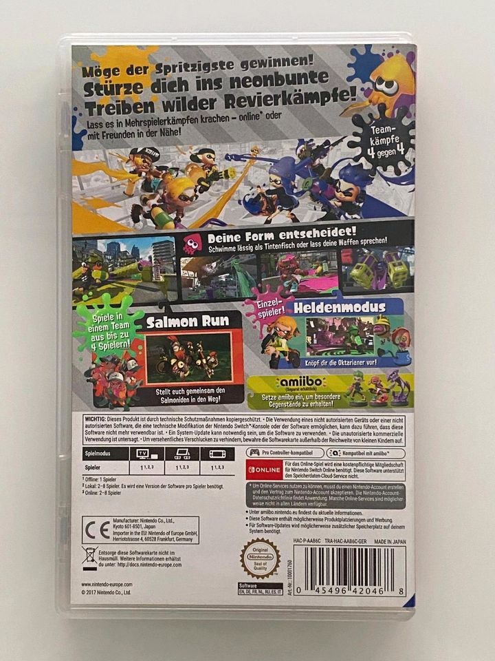 Splatoon 2 Nintendo Switch Spiel in Durmersheim