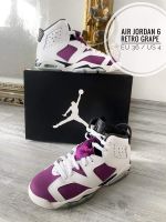 Nike air Jordan 6 VI retro Grape 36 sneaker sammler Vintage Nordrhein-Westfalen - Leverkusen Vorschau