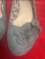 Neue Ariane Pumps Ballerinas Keilabsatz blau Blume 42 Nordrhein-Westfalen - Geldern Vorschau