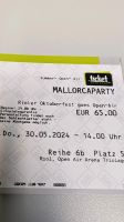 Vip-Karte Rioler Oktoberfest Mallorcaparty 30.05 Rheinland-Pfalz - Walshausen bei Zweibrücken, Pfalz Vorschau