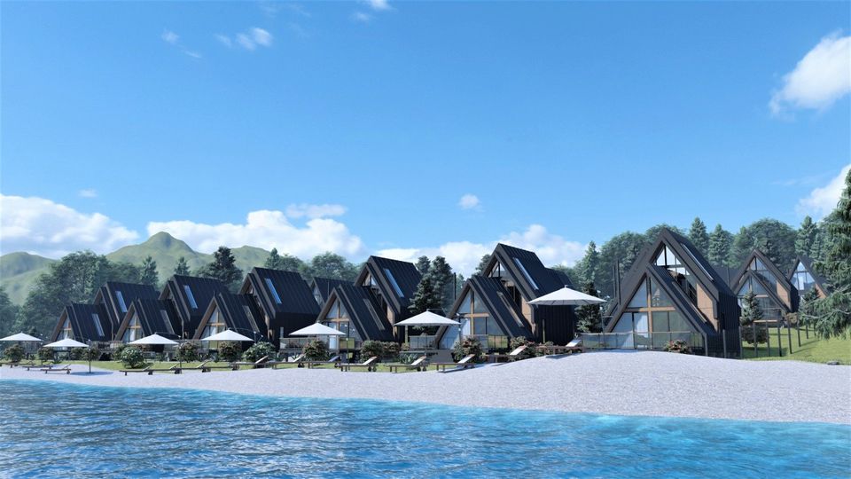 Ferienhäuser (Tinyhaus) direkt am See  Typ "Veronika"  - 98 m² in München