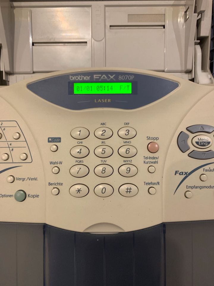 Brother Fax 8070P, Laser, Faxgerät, Kopierer, ohne Toner in Torgau