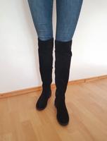 Schwarzer Overknee Stiefel von Tamaris, Größe 38 Hessen - Hessisch Lichtenau Vorschau