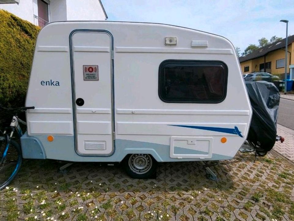 Mini-Wohnwagen Niewiadow N1500/N126 Raumwunder mit Mover und WC in Wörrstadt