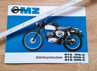 MZ ETS 175 250 300 GS Prospekt Six Days Werbung Reklame Simson Hessen - Borken Vorschau