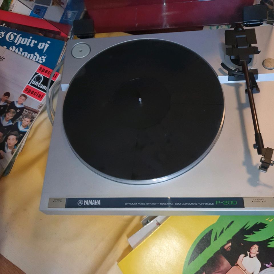 Yamaha Plattenspieler Plus 52  Schalplatten Retro in Hagen im Bremischen