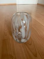 Vase Glas weiß Milchglas Muster gesprenkelt blogger japandi Innenstadt - Köln Altstadt Vorschau