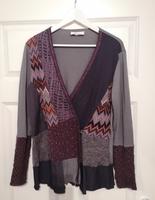 Linea Tesini Strickjacke Cardigan Jacke Pullover lila XL 46 Niedersachsen - Moormerland Vorschau