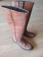 Tamaris Stiefel Gr 37 cognac braun kniehohe Boots Wandsbek - Hamburg Poppenbüttel Vorschau