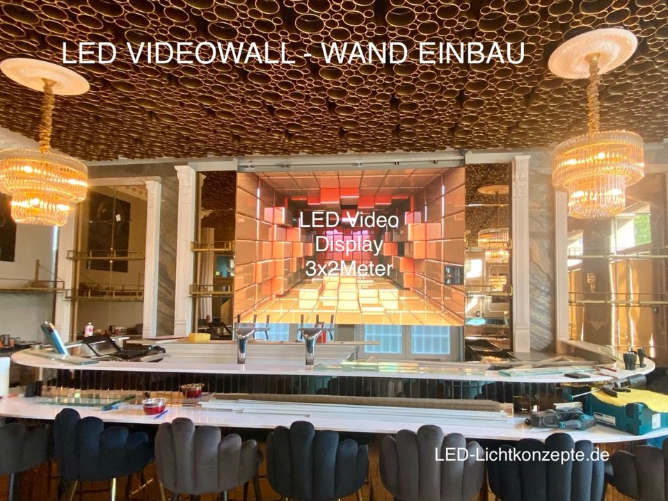 Gastronomie LED Display Videowand 3x2M mieten Public Viewing ❤️❤️ in Köln