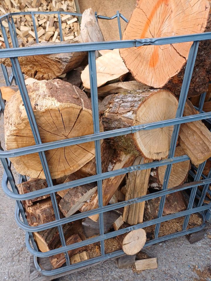 Restholz Holz Brennholz Kaminholz Ofenholz Feuertonne GitterBOX in Betzdorf