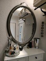 Spiegel oval, dunkel silber, antik Effekt Nordrhein-Westfalen - Unna Vorschau