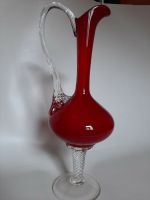 Blumenvase Henkelvase Krug MURANO antik vase Murano Glas Rot mit Rodenkirchen - Sürth Vorschau