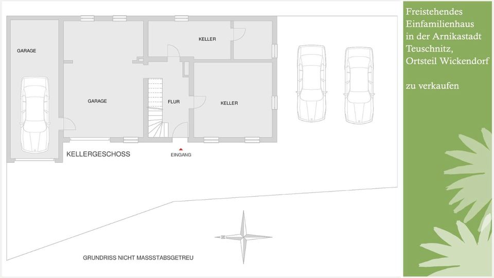 Freistehendes Einfamilienhaus mit Garage in Teuschnitz Naturpark in Teuschnitz