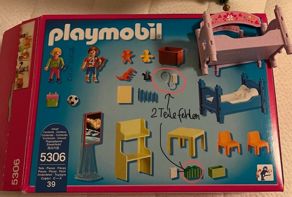 Playmobil 5306 Dollhouse Kinderzimmer in Heimertingen