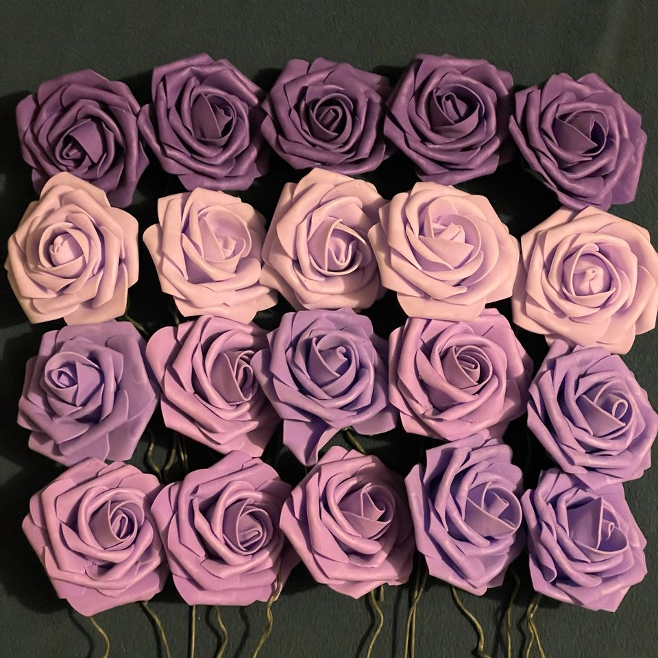 Schaumrosen lila/violett, Deko Hochzeit Geburtstag, Schulanfang in Affalterbach  