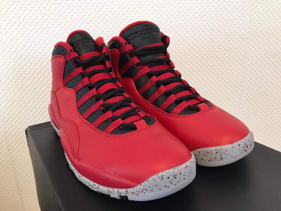 43 Nike air jordan X Retro 30th red sneaker Herren Sportschuh neu in Leverkusen