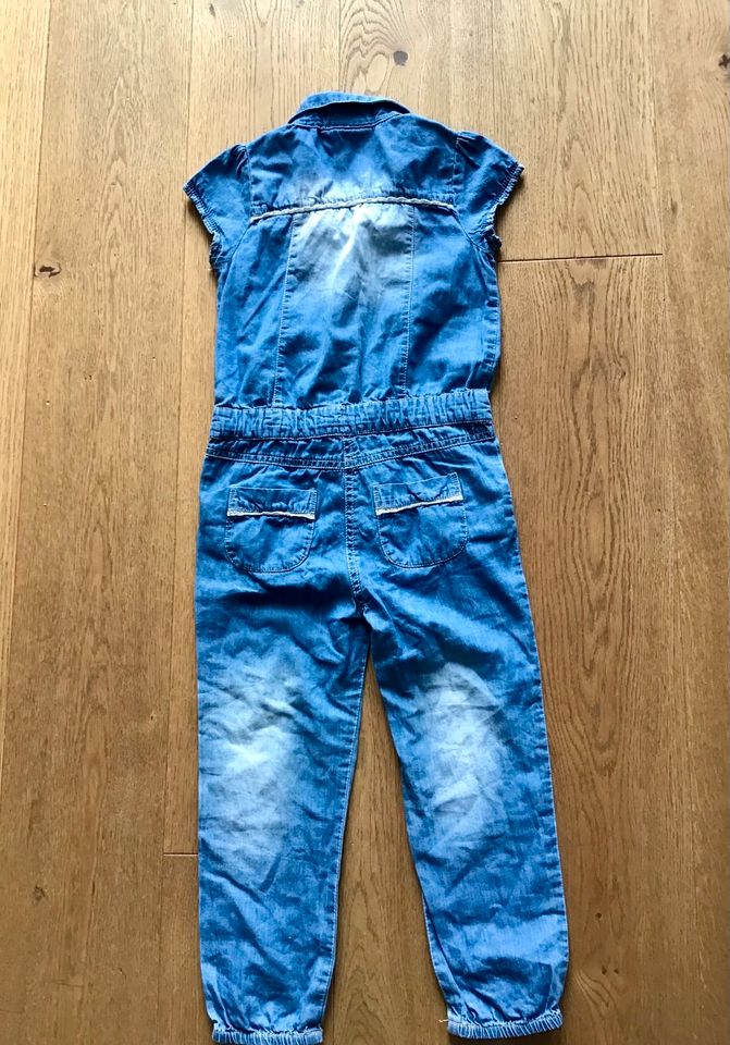 Süßer Jeans Jumpsuit Romper Overall Topolino Gr. 104/110 blau in Dachau