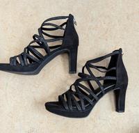 Marco Tozzi Sandaletten Sandalen schwarz glitzer 37 Bayern - Gerbrunn Vorschau