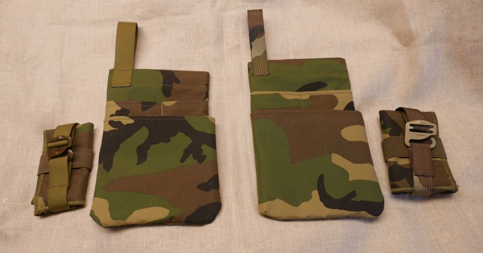 US Army Woodland ECWCS Goretex Stoff EDC TAD SERE Outdoor pouches in Schafflund