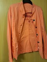 Jacke Damen Gr.42 Sommer orange Baumwolle viel Details Stickerei Niedersachsen - Oldenburg Vorschau